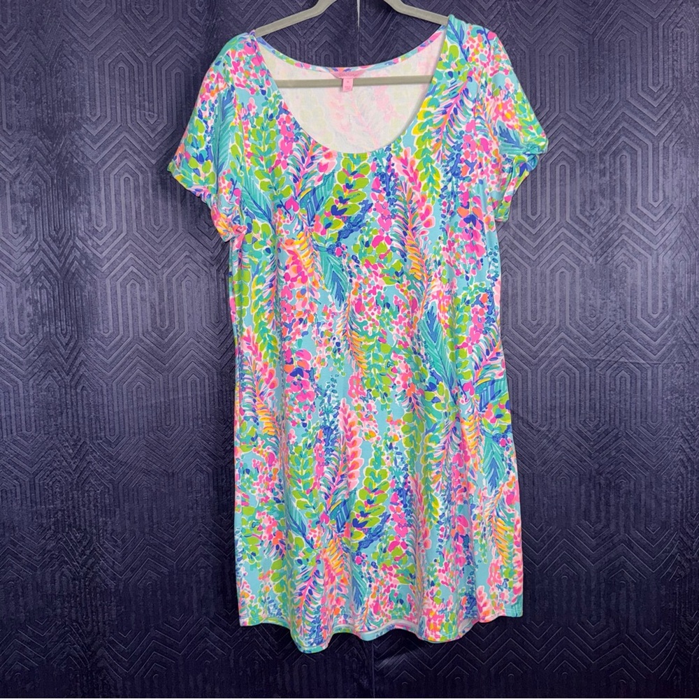 Lilly Pulitzer Catch The Wave T-Shirt Dress